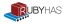 RUBY HAS logo